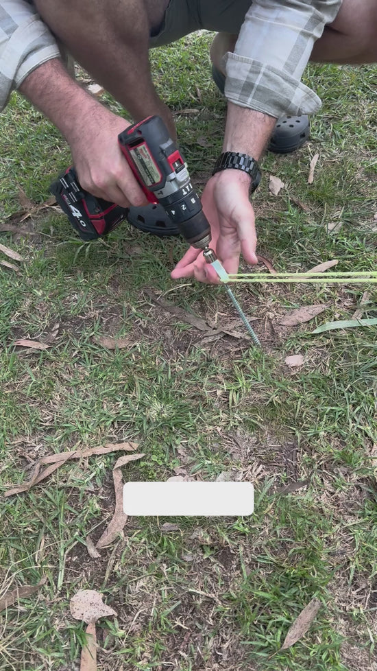 OZtrail Glow In The Dark Screw In Tent Peg Set (25 Piece)