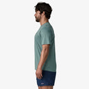 Patagonia Men’s Capilene® Cool Daily Shirt with Boardshort Logo - Blue Sage/Light Blue Sage X-Dye