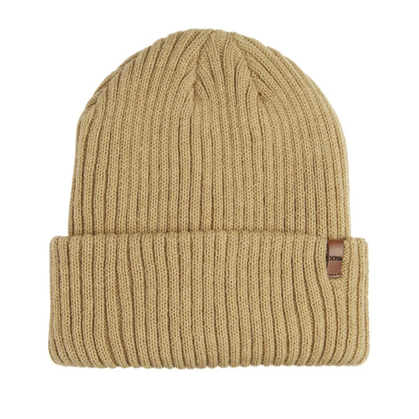 XTM Ace Knitted Brim Hat Beanie - Sand