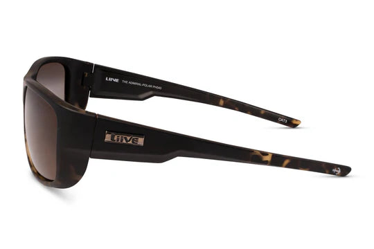 Liive Vision The Admiral Sunglasses - Brown Tortoise Shell Frame with Polarised Brown Lens