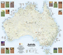 Hema Maps Australia Indigenous Journeys Map (1st Edition)