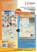 Hema Maps Australia Indigenous Journeys Map (1st Edition)