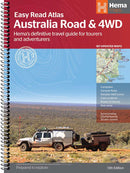 Hema Maps Australia Road & 4WD Easy Read Atlas (13th Edition)