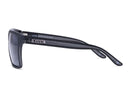 Liive Vision Bazza Sunglasses - Matt Black Frame with Polarised Smoke Lens