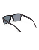 Liive Vision Bazza Sunglasses - Red Mirror Polarised Lens with Twin Blacks Frame