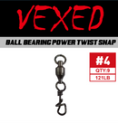 Vexed Ball Bearing Power Twist Snaps - Variety of Sizes Available