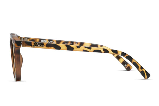 Liive Vision Berawa Sunglasses - Matt Tort Frame with Polarised Brown Lens