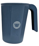 Wildtrak Eco Friendly Wheat Straw Cup with Handle 350ml - Beige or Blue (Random Colour Selection)