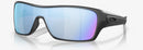 Oakley Turbine Rotor Sunglasses - Prizm Deep Water Polarized Lenses with Matte Black Frame