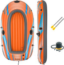 Bestway Kondor 2000 Inflatable 2 Person Raft/Boat with Oars and Pump