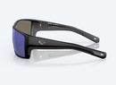 Costa Del Mar Reefton Pro Sunglasses - Blue Mirror Polarised Lens with Matte Black Frame
