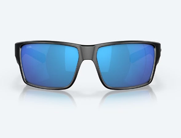 Costa Sunglasses Reefton Pro Matte Black Frame - Blue Mirror Polarised Glass