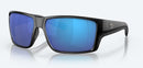 Costa Del Mar Reefton Pro Sunglasses - Blue Mirror Polarised Lens with Matte Black Frame
