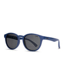 Liive Vision Bobby Kids Sunglasses - Blue Frame with Polarized Smoke Lens
