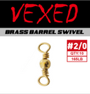 Vexed Brass Barrell Swivel - Variety of Sizes Available