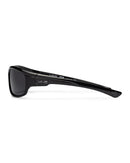 Liive Vision Bream Sunglasses - Gloss Black Frame with Polarised Smoke Lens