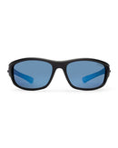 Liive Vision Bream Sunglasses - Matt Black Frame with Blue Mirror Polarized Lens