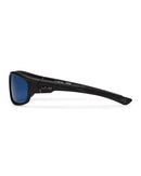 Liive Vision Bream Sunglasses - Matt Black Frame with Blue Mirror Polarized Lens