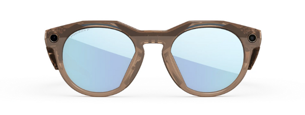 Oakley Meta Sunglasses Prizm™ Deep Water Polarized lenses, Brown Smoke frame
