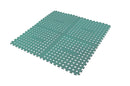 Wildtrak Interlock Foam Floor Mats Non Skid Lightweight - Green (4 Pack)