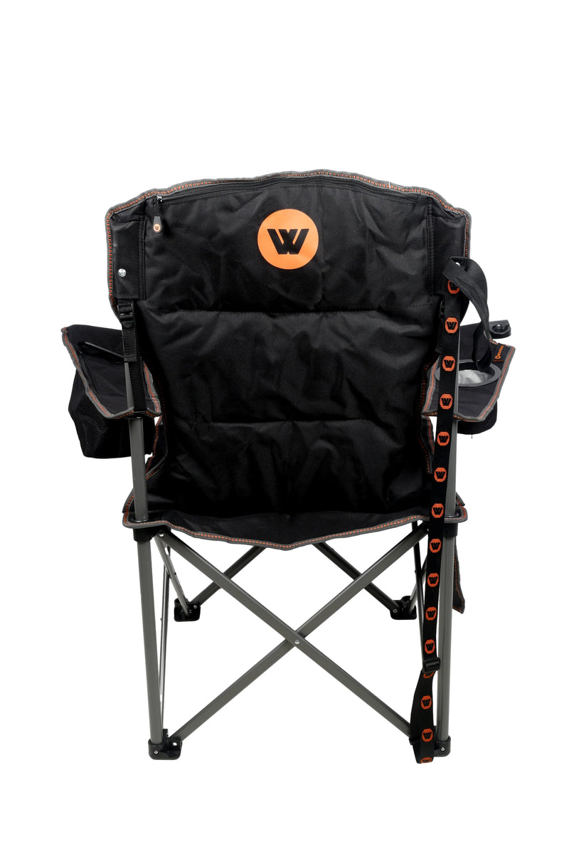 Wildtrak Deluxe Yardie Foldable Arm Chair with Shoulder Strap