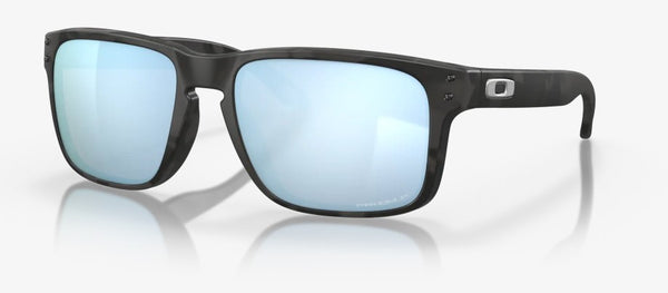 Oakley Sunglasses Holbrook Matte Black Camo Frame - Prizm Deep Water Polarised Lenses