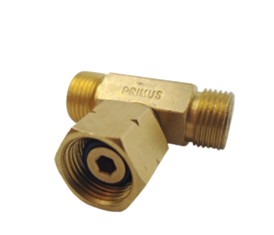 Companion 3/8 LH Double Adaptor