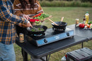 Companion Double Burner High Output Wok Cooker - Black