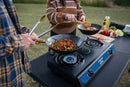 Companion Double Burner High Output Wok Cooker - Black