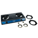 Companion Double Burner High Output Wok Cooker - Black