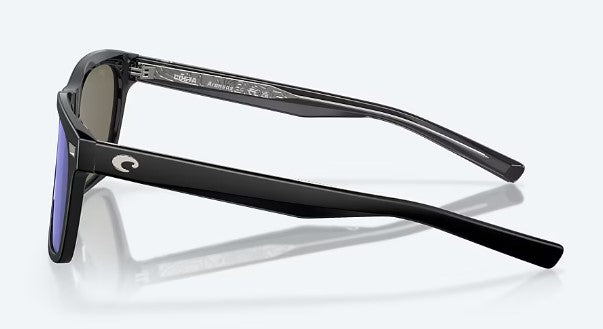 Costa Del Mar Aransas Sunglasses - Blue Mirror Polarised Lens with Matte Black Frame