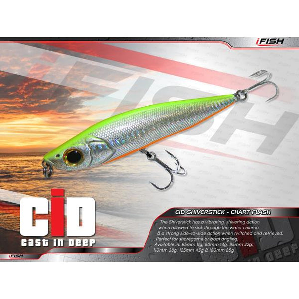 CID Shiverstick Lure 110mm (Assorted Colours)
