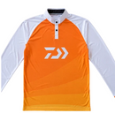 Daiwa Kids Core Long Sleeve Fishing Shirt - Orange