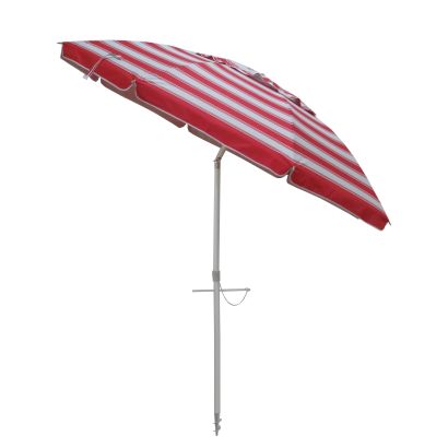 Beachkit Daytripper Umbrella (210cm) - Red/White