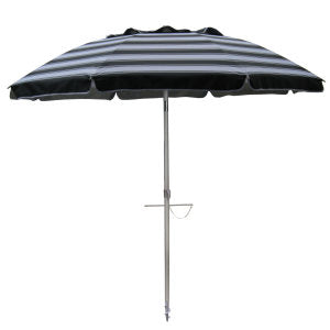 Beachkit Daytripper Umbrella (210cm) - Black/White