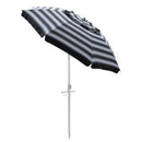 Beachkit Daytripper Umbrella (210cm) - Black/White