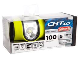 Coleman Head Lamp CHT10 Ultra Bright 100 Lumens