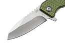 Schrade 6" Delta Tenacity Drop Point Blade Linerlock Folding Knife - Green