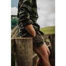 Ridgeline Organic Check Shirt - Olive