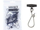 Hookem Easy Rig Clips 12pce - Black (Large)
