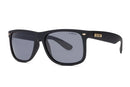 Liive Vision El Captain Sunglasses - Matt Black Frame with Polarised Smoke Lens