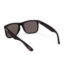 Liive Vision EL Capitan Sunglasses - Blue Mirror Polarised Lens with Matt Black Frame