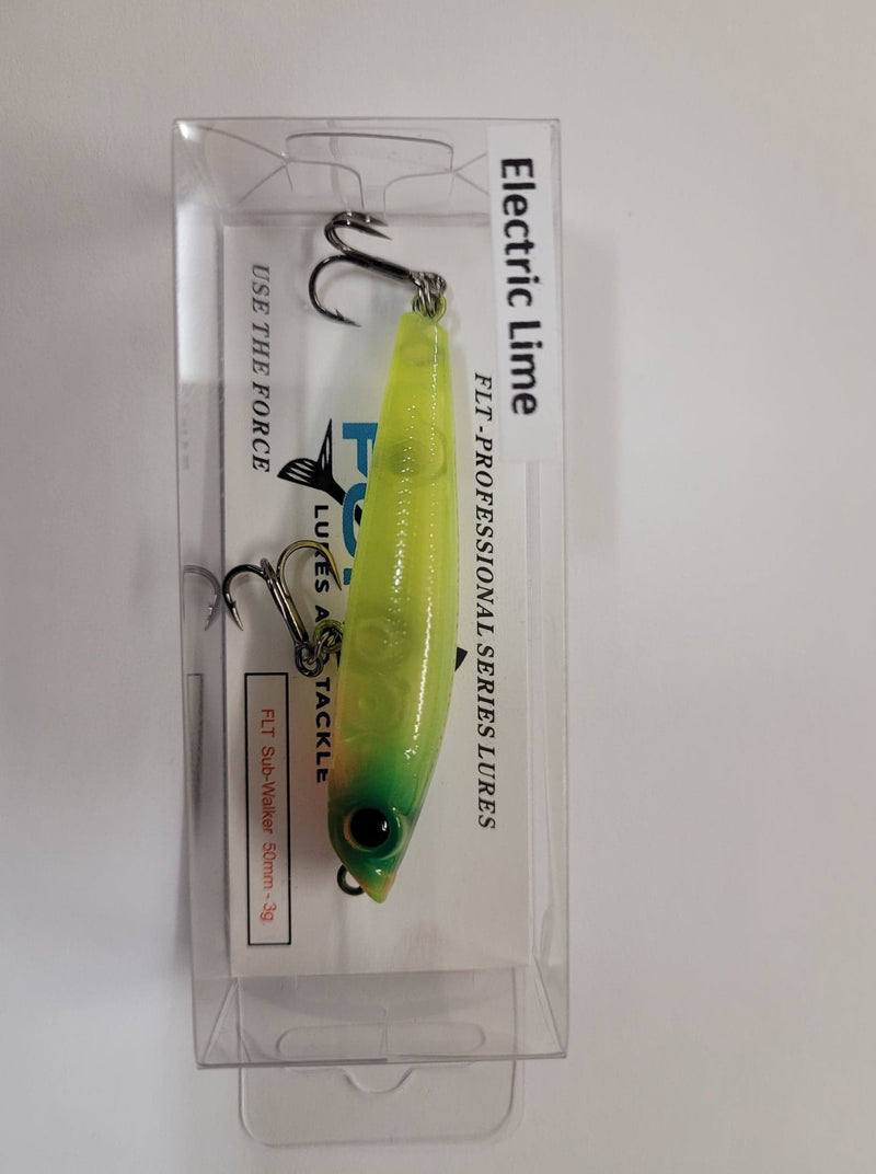 Force Lures & Tackle Subwalker Surface Lure 50mm (Assorted Colours)