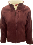 Adventureline Glacier Fleece Jacket - Eggplant/Almond Milk