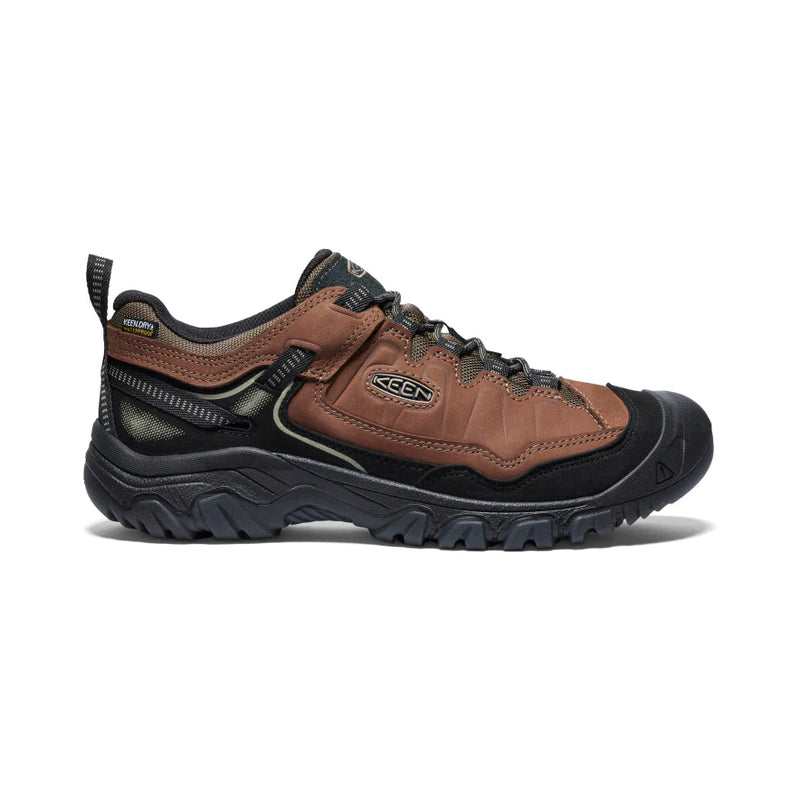 Keen Men's Targhee IV Waterproof Hiking Shoe - Bison / Black