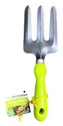 YardMaster Garden Fork with ABS Handle - Green handle (Size 23cm)