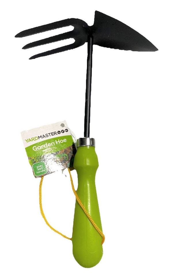 YardMaster Garden Hoe with abs Handle - Green Handle (Size 23cm)
