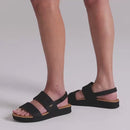 Reef Womens Water Vista Sandals- Black/Tan