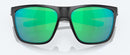 Costa Del Mar Ferg XL Sunglasses - Green Mirror Polarised Lens with Matte Black Frame
