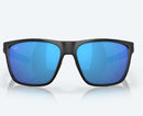 Costa Del Mar Ferg XL Sunglasses - Blue Mirror Polarised Lens with Matte Black Frame